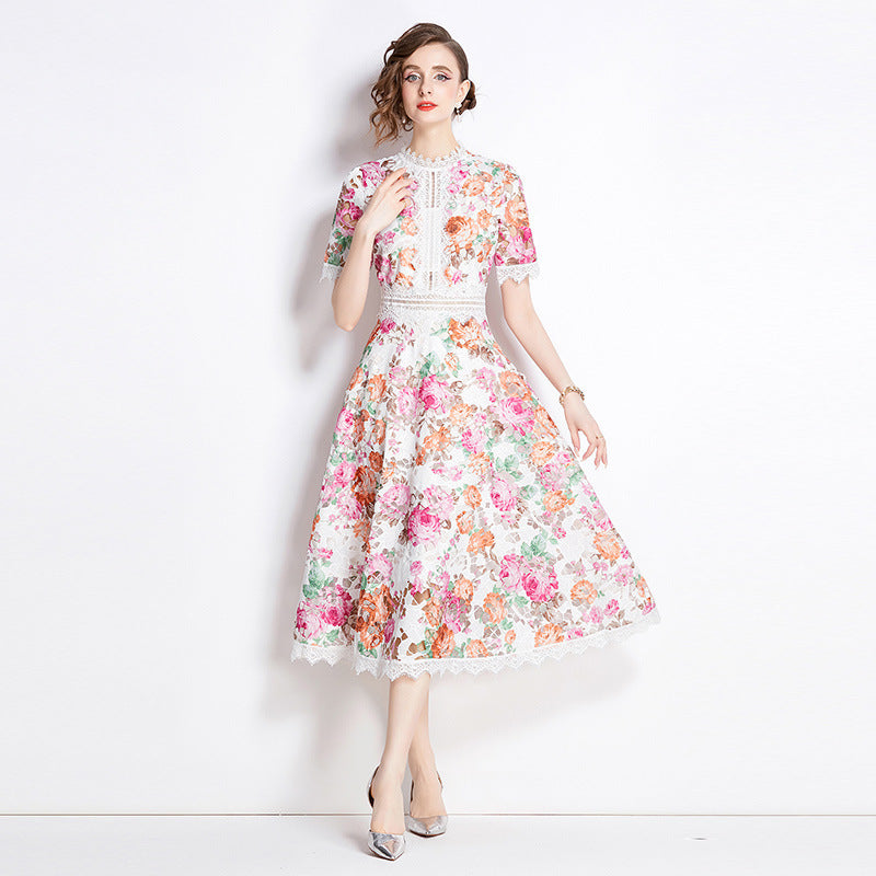 Robe élégante et à la mode taille française pour femme
