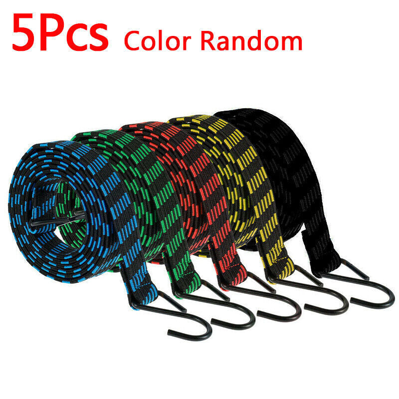 5XHeavy Duty Elastic Luggage Bungee Rope