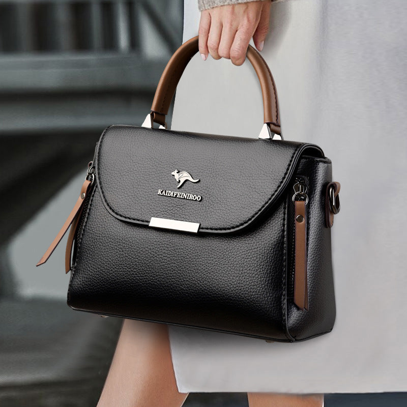 Women's PU Leather Crossbody Tote
