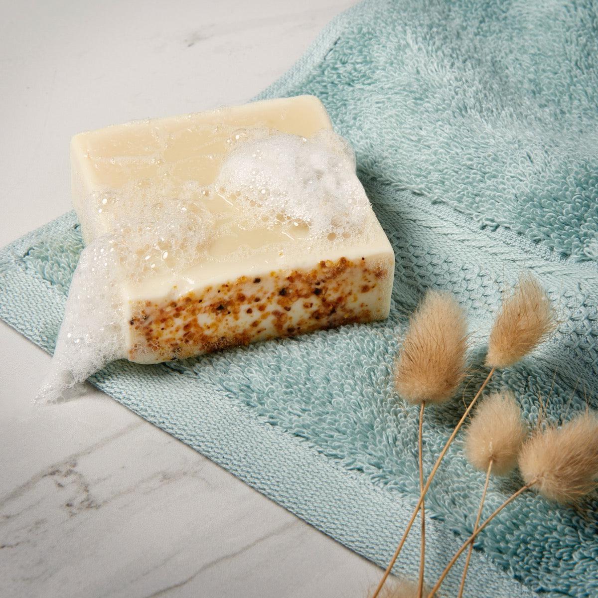Savon bio Argan, Encens & Orange 100g | Nourrissant, éthique et solidaire