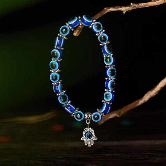 Blue Devil's Eye Bracelet