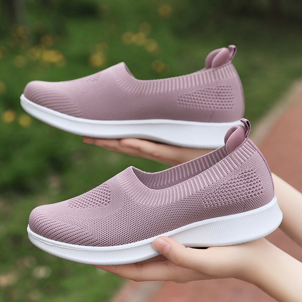 Womens Leisure Soft Bottom Shoes Slip-on
