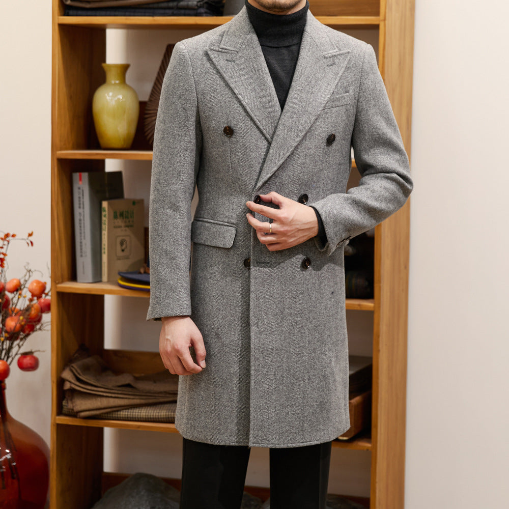Manteau chaud en laine MACN pour homme, collection automne-hiver italienne