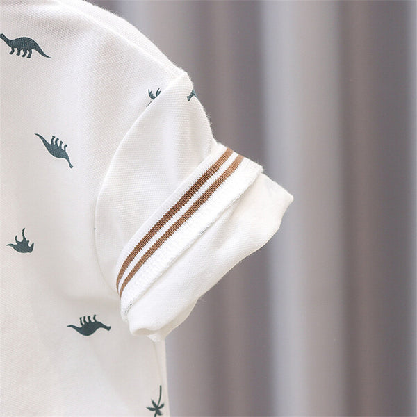 Children's Polo Collar T-Shirt - Short Sleeve