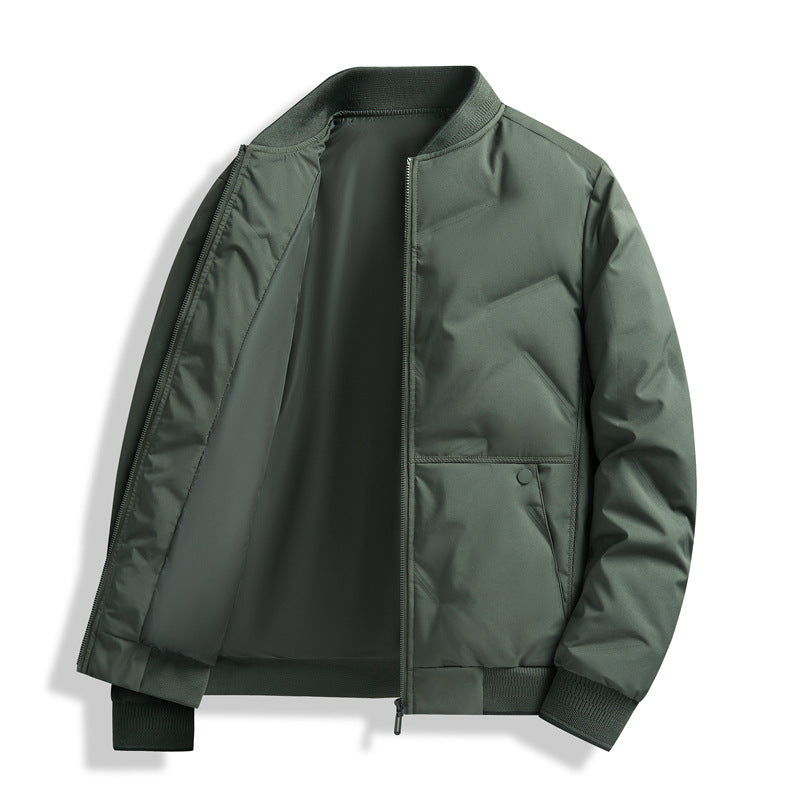 Mens Warm Baseball Jacket - Stuffs & Savers