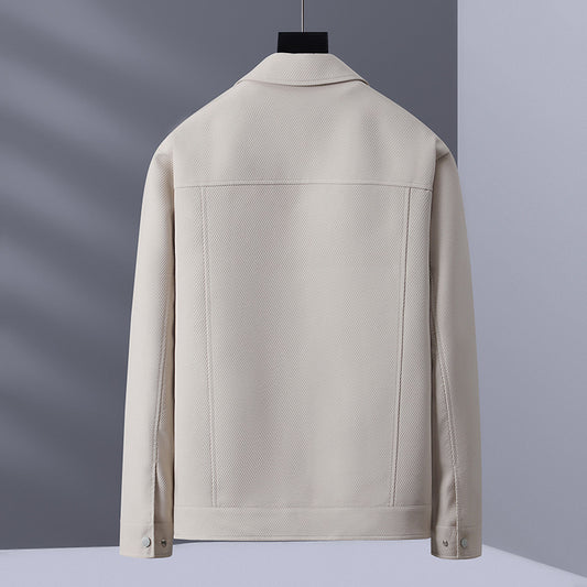 Casual Polo Collar Top cardigan