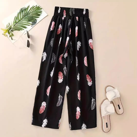 Casual Flower thin Pants