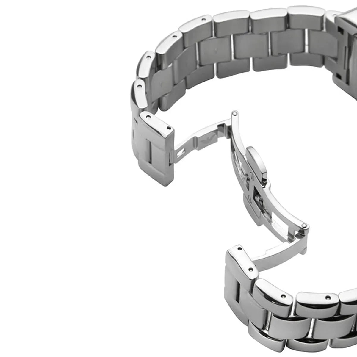 Emporio Armani AR0156 Classic Men's Rectangular Silver Watch