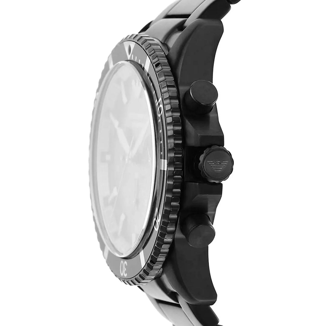 Emporio Armani AR11363 Men's Diver Style All Black Watch
