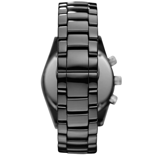 Montre pour homme en céramique noire Emporio Armani AR1421 Leo