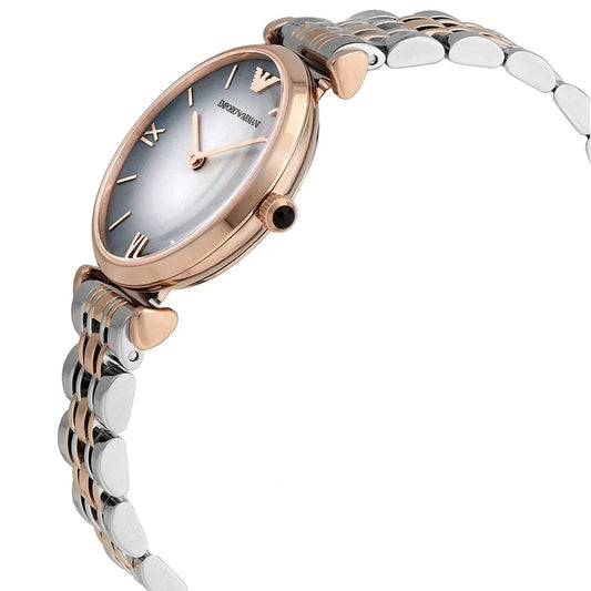 Montre femme bicolore Emporio Armani AR1725 Gianni T-Bar