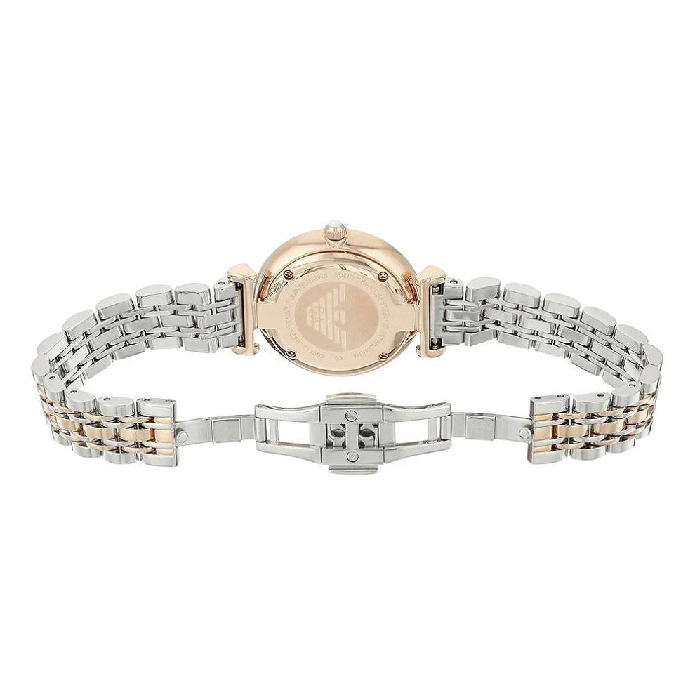 Emporio Armani AR1926 Gianni T-Bar Women's Two-Tone Watch