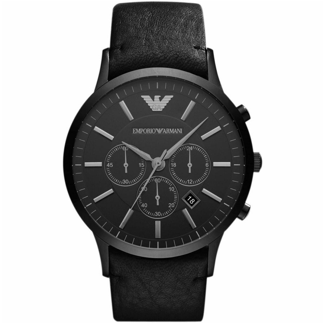 Emporio Armani AR2461 Renato Men's Black Watch