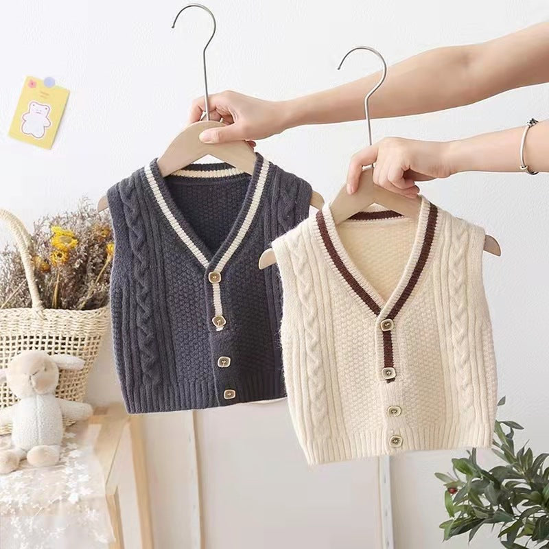 Baby Sweater Vest Outwear - Stuffs & Savers