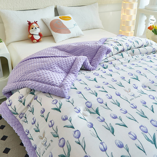 Beanie Blanket Washed Cotton Quilt