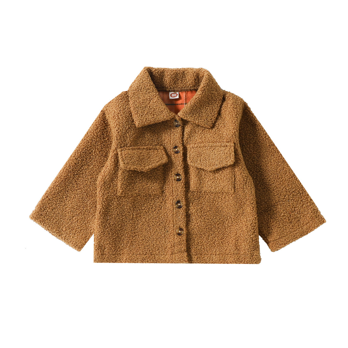 Plush Plaid Reversible Coat