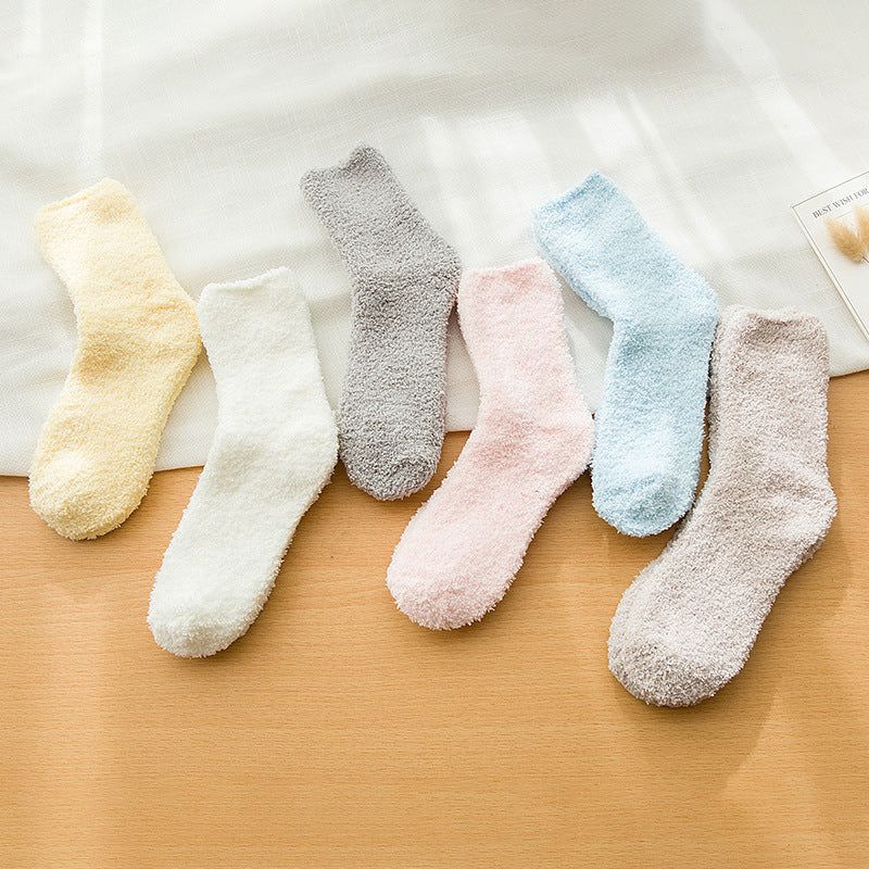 Women's Coral Cashmere Socks