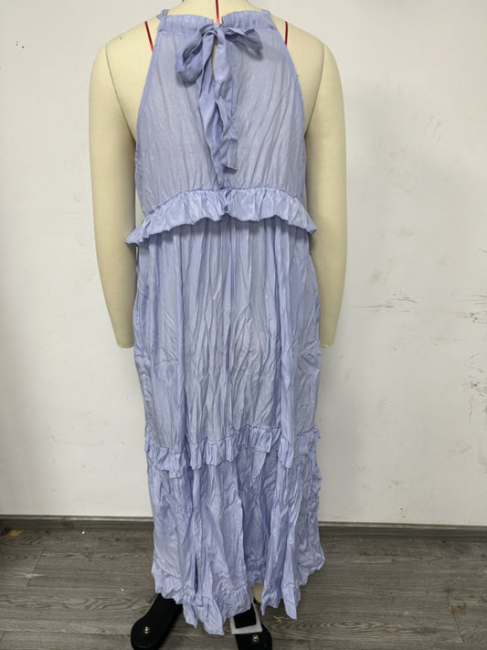 Womens Halter Neck Long Dresses