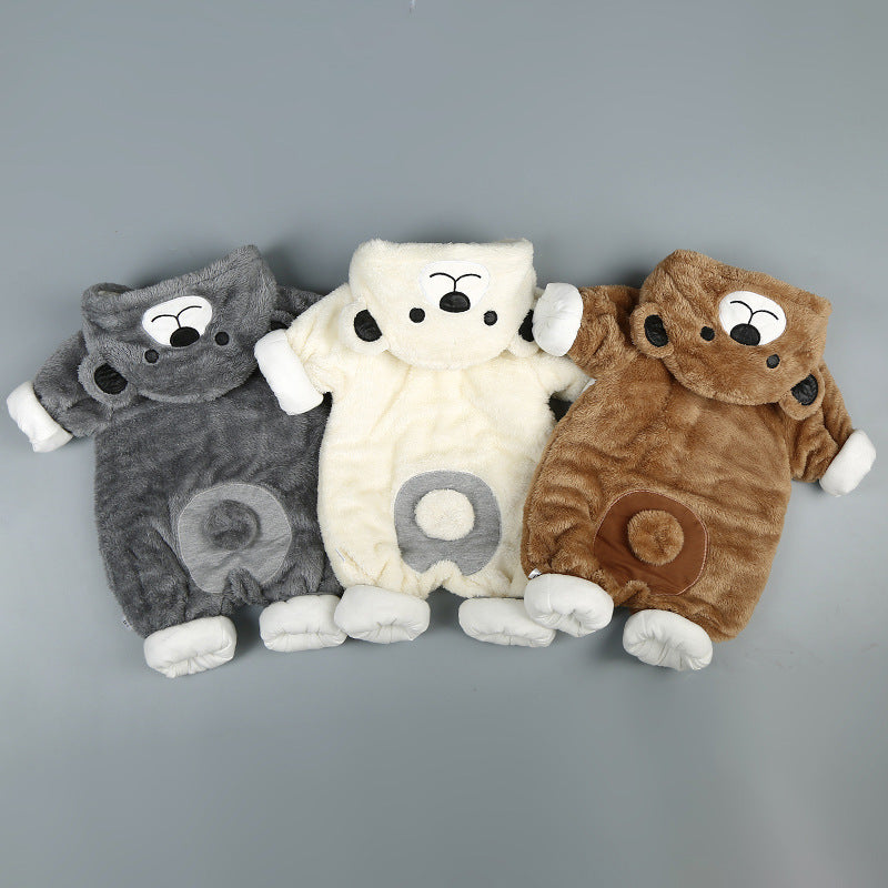 Bébé Ours Décontracté Coton fermetures éclair Taille Unique