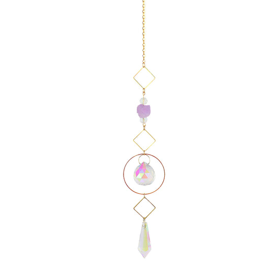 Minted Garden WindChime Crystal Wind Chime Garden