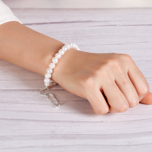 Freshwater Baroque Pearl Friendship Bracelet