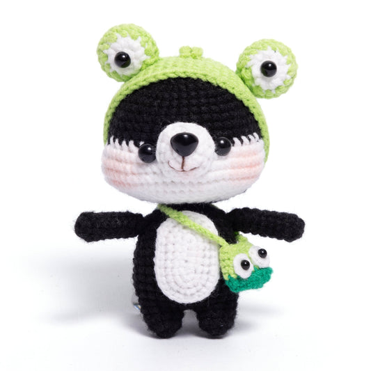 Dress-Up Shiba – Handmade Crochet Shiba Keychain & Cute Gift