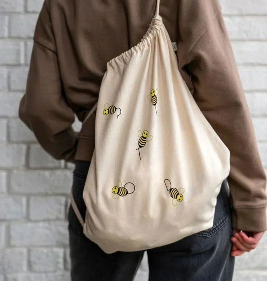 Bees Drawstring Bag