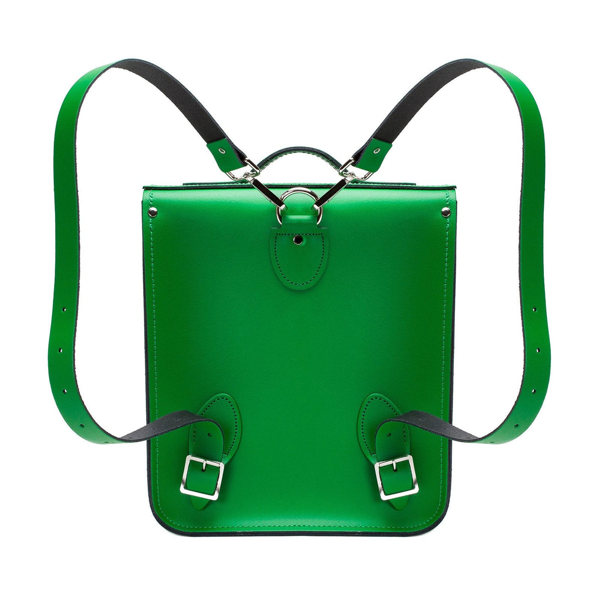 Sac à dos de ville en cuir fait main - Vert