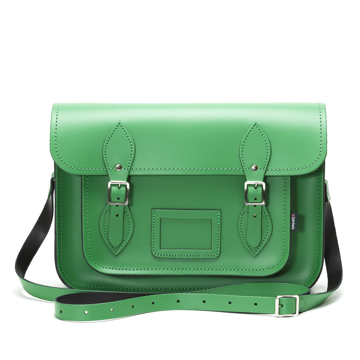 Sacoche en cuir faite main - Vert