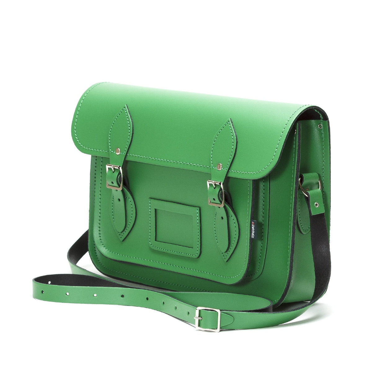 Sacoche en cuir faite main - Vert