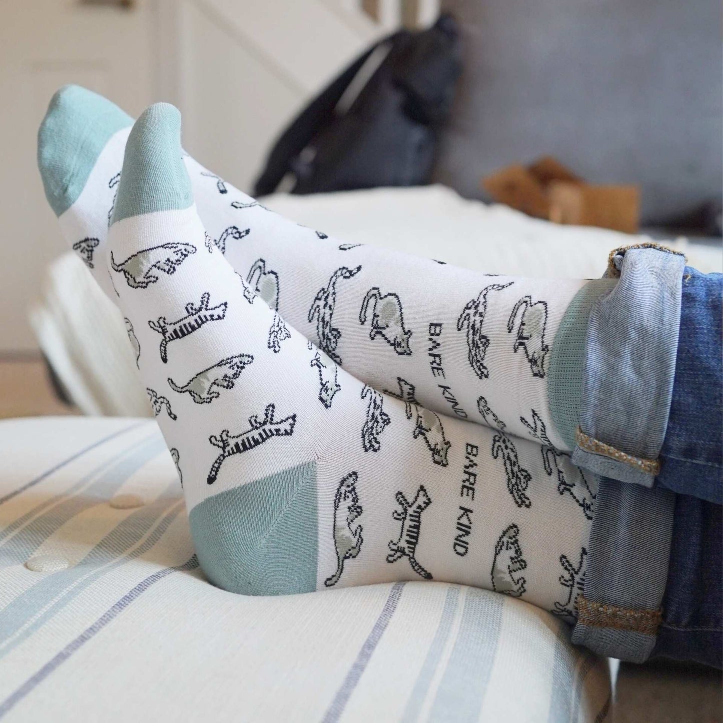 Coffret de chaussettes en bambou Le chat ultime