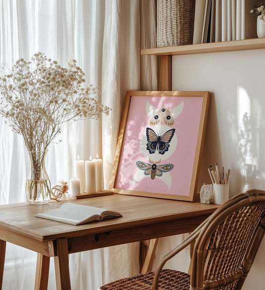 THE LUNAR MOTHS PRINT