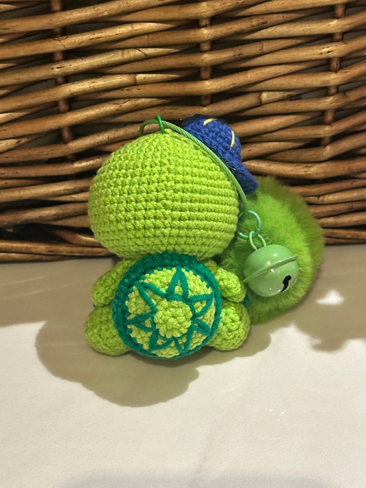 Cute Turtle with Blue Hat
