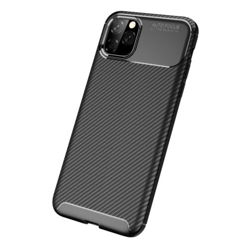 Coque TPU Fibre de Carbone Noire - Pour iPhone 11 Pro