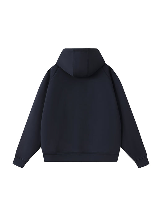 Heavyweight Raglan Sleeve Zip Hoodie