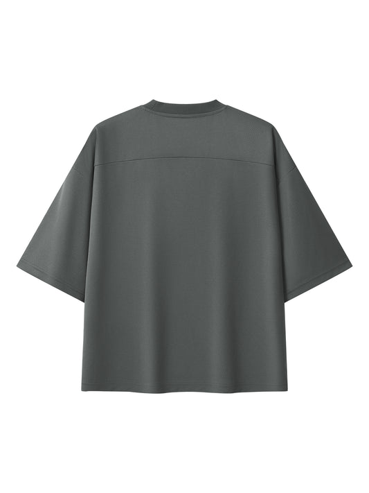 Unisex Boxy Mesh Crewneck T-Shirt