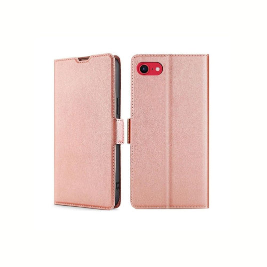 Étui portefeuille à rabat en cuir pour iPhone 6 / 7 / 8 / SE