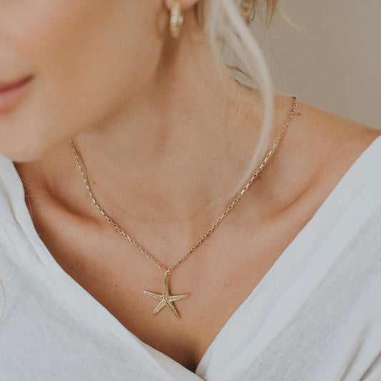 Maxi Gold Starfish Necklace