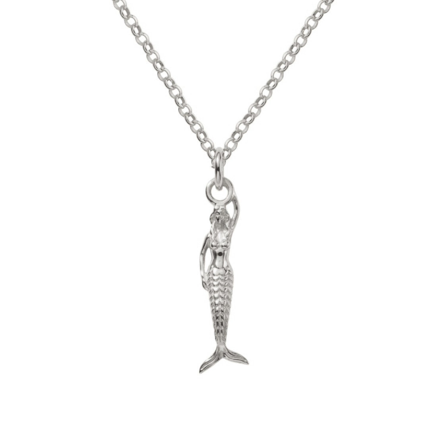 Maxi Mermaid Silver Necklace - Zennor
