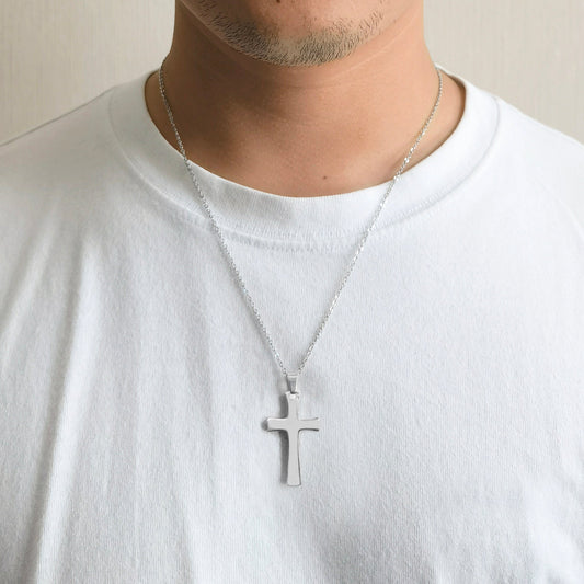 Men's Stainless Steel Cross Necklace