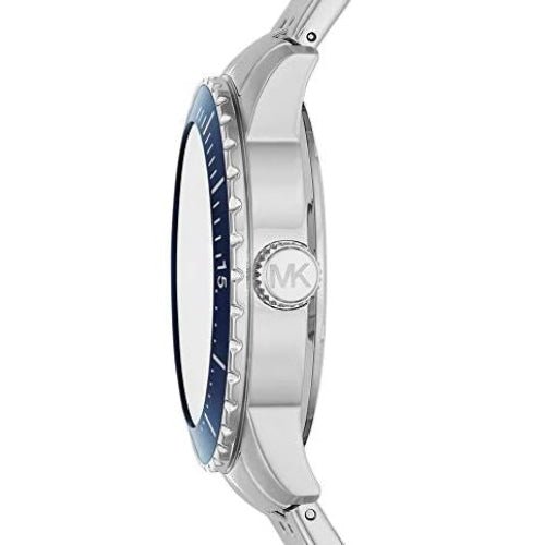 Michael Kors MK7153 Men's Cunningham Silver/Blue 44mm Watch
