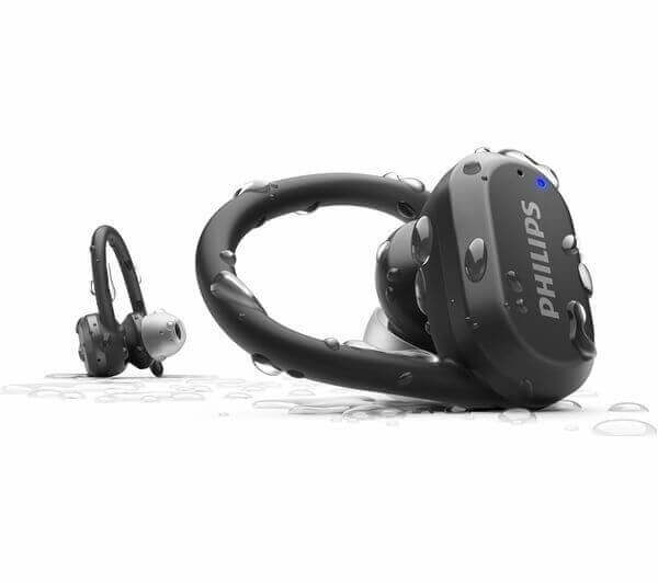 Philips TAA7306BK/00 True Wireless Sports Earbuds | IP57 | Heart Rate Monitor | Black