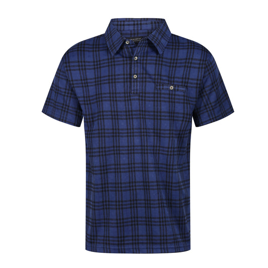 Charles Norton Wiggins Check Polo Shirt