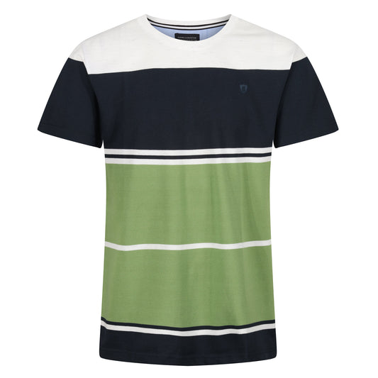 Charles Norton Massachusetts Striped Pique T-Shirt