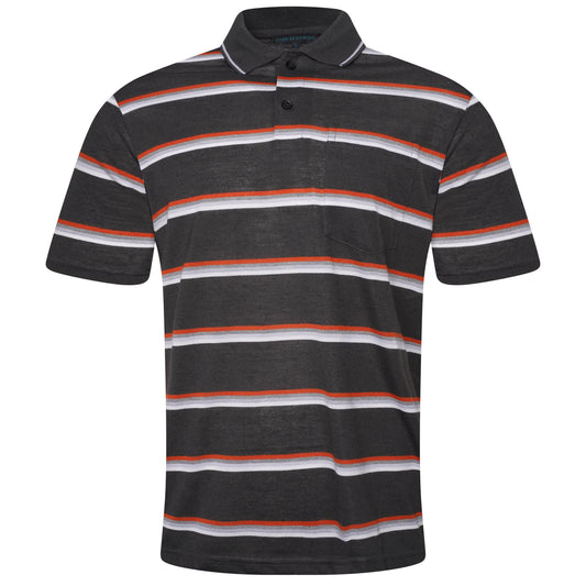 Charles Norton Brenden Striped Polo Shirt