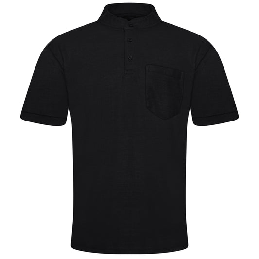 Charles Norton Grandad Collar Polo Shirt