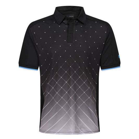 Polo de golf sport Island Green à imprimé géométrique