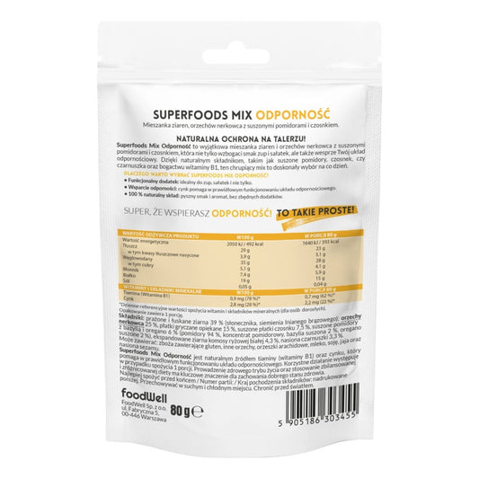 BB 30/06/2026 Superfoods MIX - Immunity - Source of zinc & vitamin B1 80g