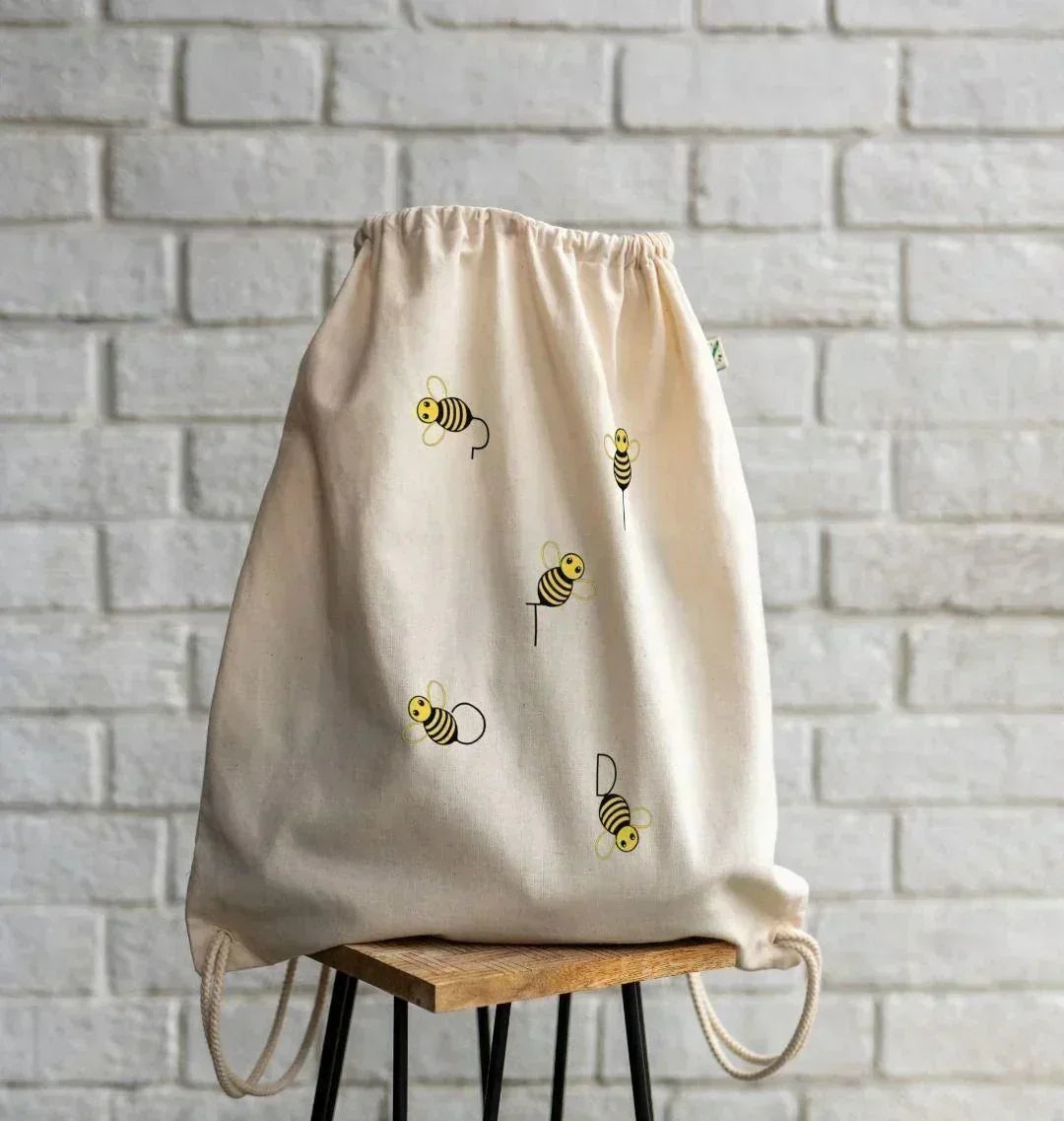 Bees Drawstring Bag
