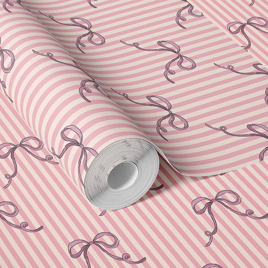 PIROUETTE SUGAR PINK WALLPAPER